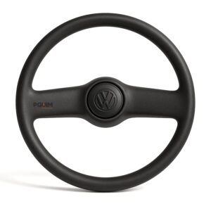 Volante Direção Kombi 1998 A 2014 Vw Preto PU Modelo Original Novo Reposição